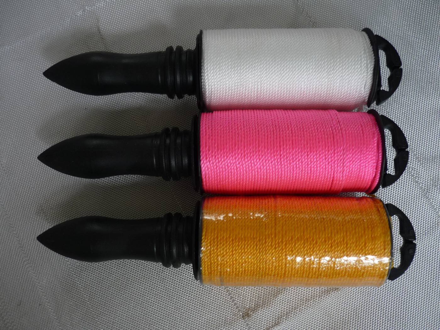 Diamond braided utility rope in a multicolour pattern