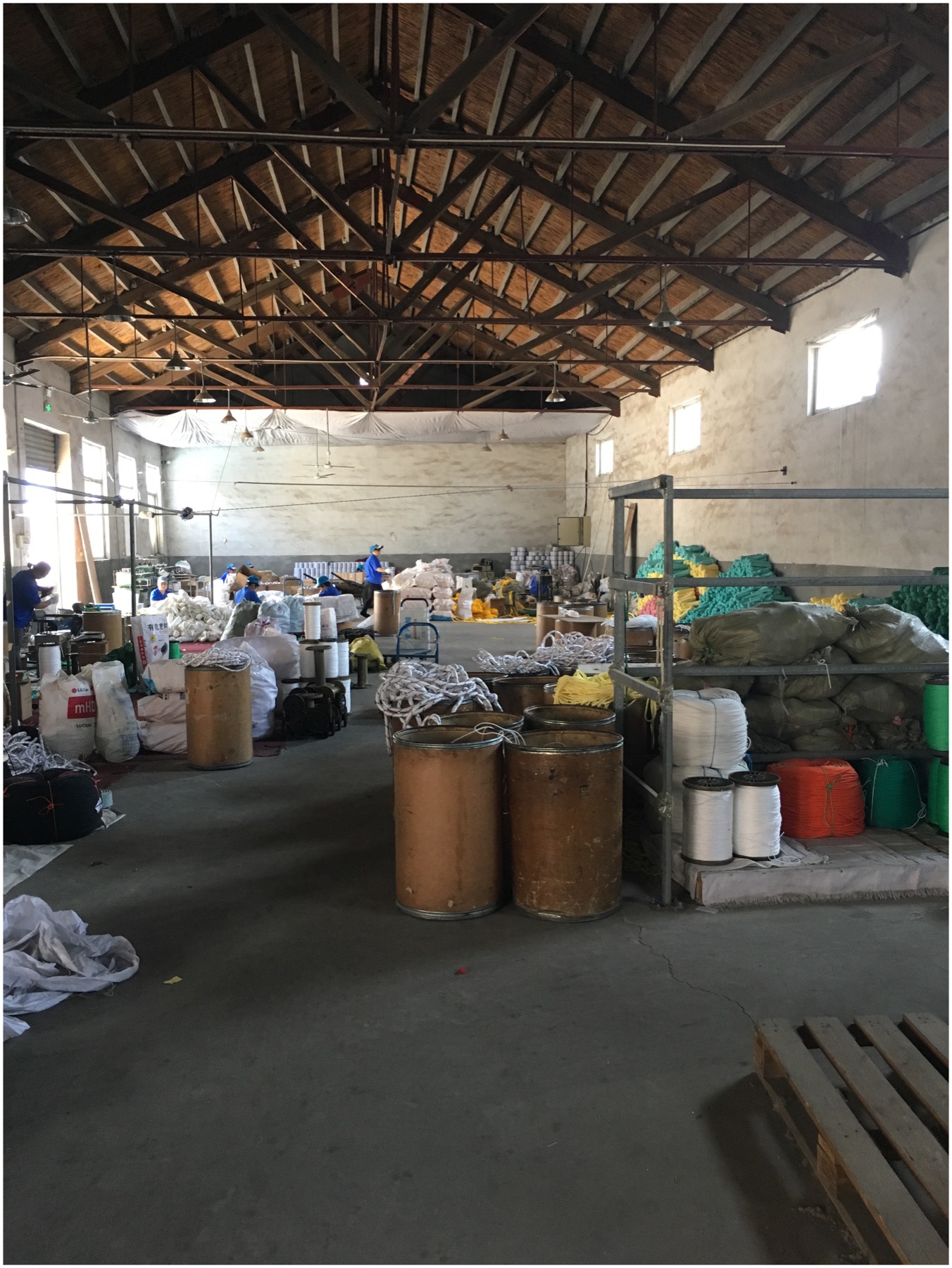 Cordage finishing and packing workshop
